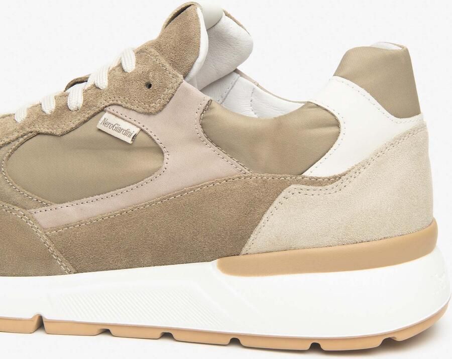 NeroGiardini Sneaker Arold Velo T.Dragon Fango 5046 Nepal Tortora T.New Fashion Wear Volwassen