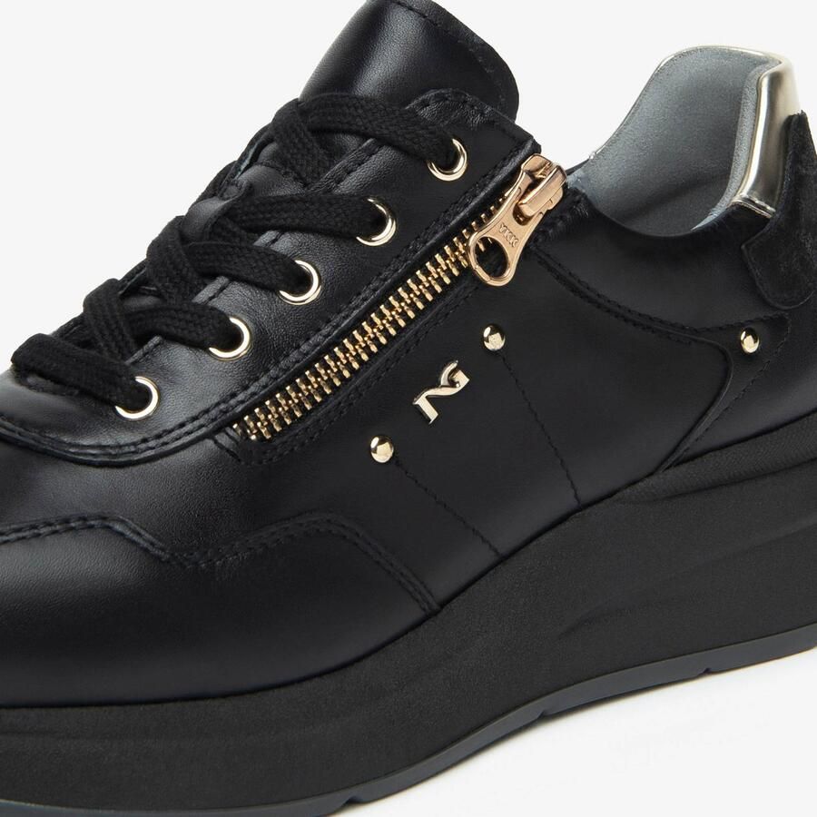 NeroGiardini Sneaker Black Glove Monet T.Brill Platino 6074 Tr Roana Li Streetwear Vrouwen