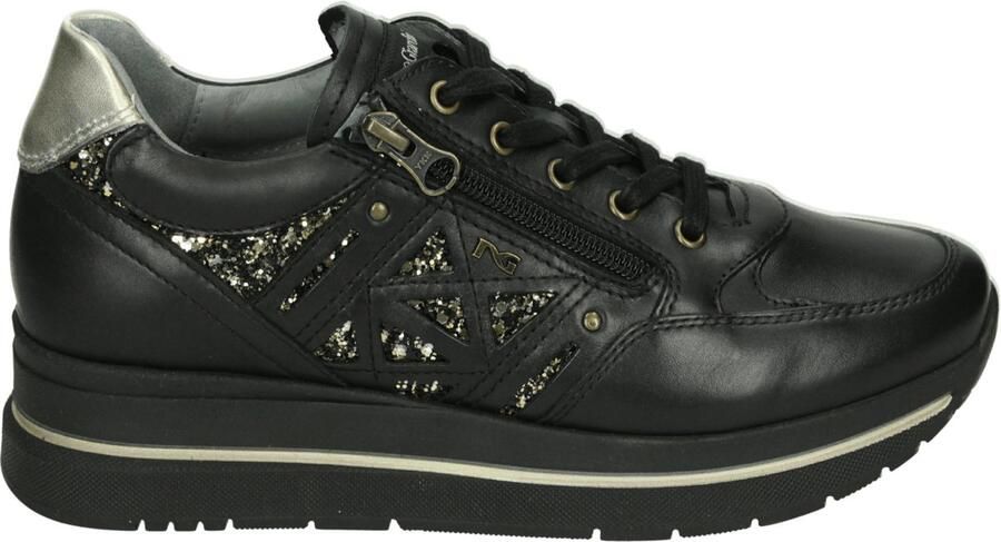 NeroGiardini Sneaker Black Glove T.Glitter Gr.Top Sab Etoile Miele Tr C Fashion Wear Vrouwen - Foto 3