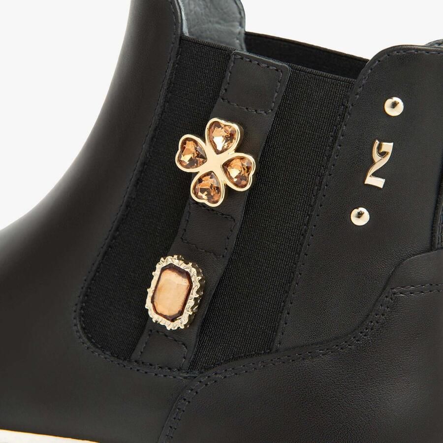 NeroGiardini Sneaker Black Glove Tr Gonzaga 8004 Beig Streetwear Vrouwen
