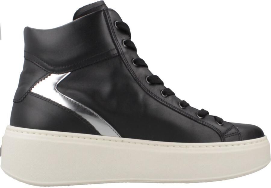 NeroGiardini Sneaker Black Gloves T.Brill Anthracite Pu.Guatemala L17682 Streetwear Vrouwen