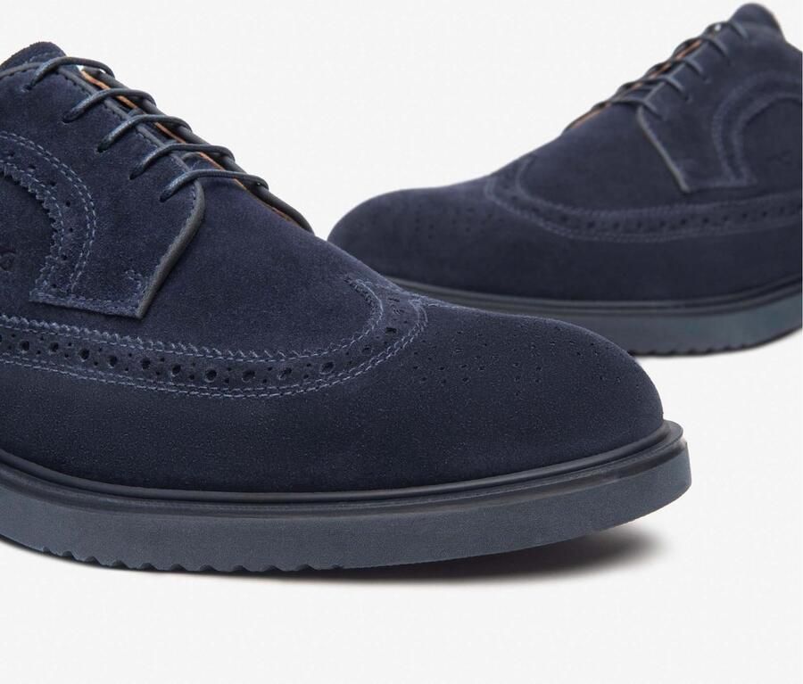 NeroGiardini Sneaker Colorado Pu.Gubbio L18325 Blauw Fashion Wear Volwassen