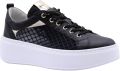 NeroGiardini Sneaker Guanto T.Palladium Net T.Brill Platino 6074 Pu.Gua Fashion Wear Vrouwen - Zwart
