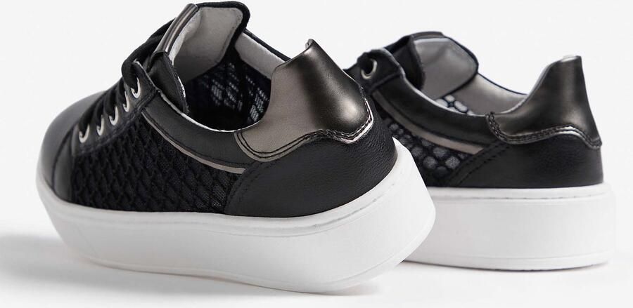 NeroGiardini Sneaker Perseo T.Palladium Net T.Brill Antracite Tr Delia Fashion Wear Kinderen