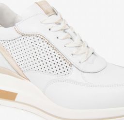 NeroGiardini Sneaker Skipper T.Brill Platino 6074 Velour Ne Fashion Wear Vrouwen