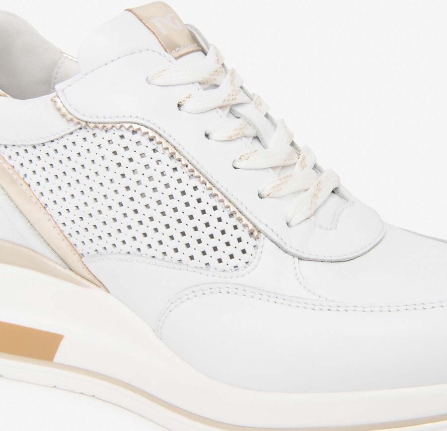 NeroGiardini Sneaker Skipper T.Brill Platino 6074 Velour Ne Fashion Wear Vrouwen