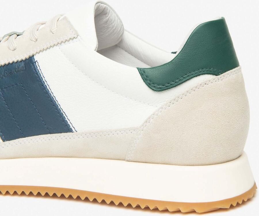 NeroGiardini Sneaker Velour Dollarino Bianco Sauvage Jeans Quad Fashion Wear Volwassen