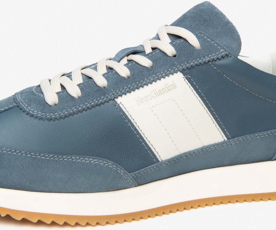 NeroGiardini Sneaker Velour Sauvage Jeans Sparta Osso Tr Palermo Tadej Fashion Wear Volwassen