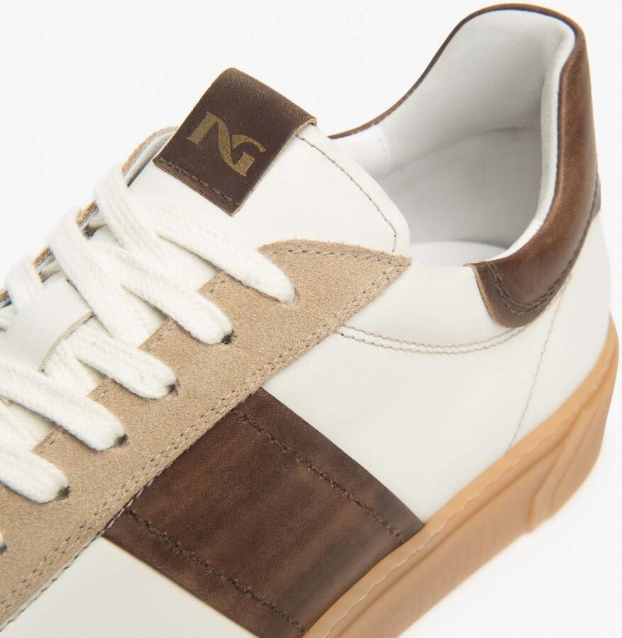 NeroGiardini Sneaker Velour Sparta Been Gewassen Beige Tr Iseo 1005 Par Fashion Wear Volwassen