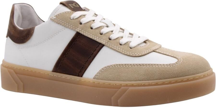 NeroGiardini Sneaker Velour Sparta Been Gewassen Beige Tr Iseo 1005 Par Fashion Wear Volwassen