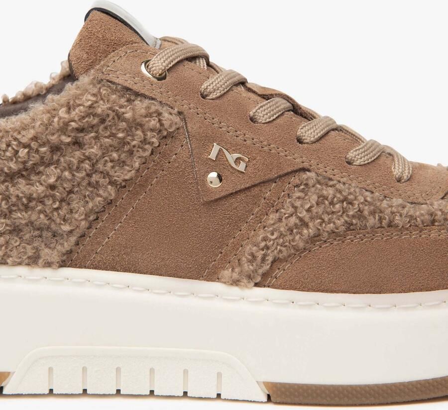 NeroGiardini Sneaker Bagoya Zwarte Handschoen T.Glitter Gr.Gl01 Ne Velour Bor Fashion Wear Vrouwen - Foto 5