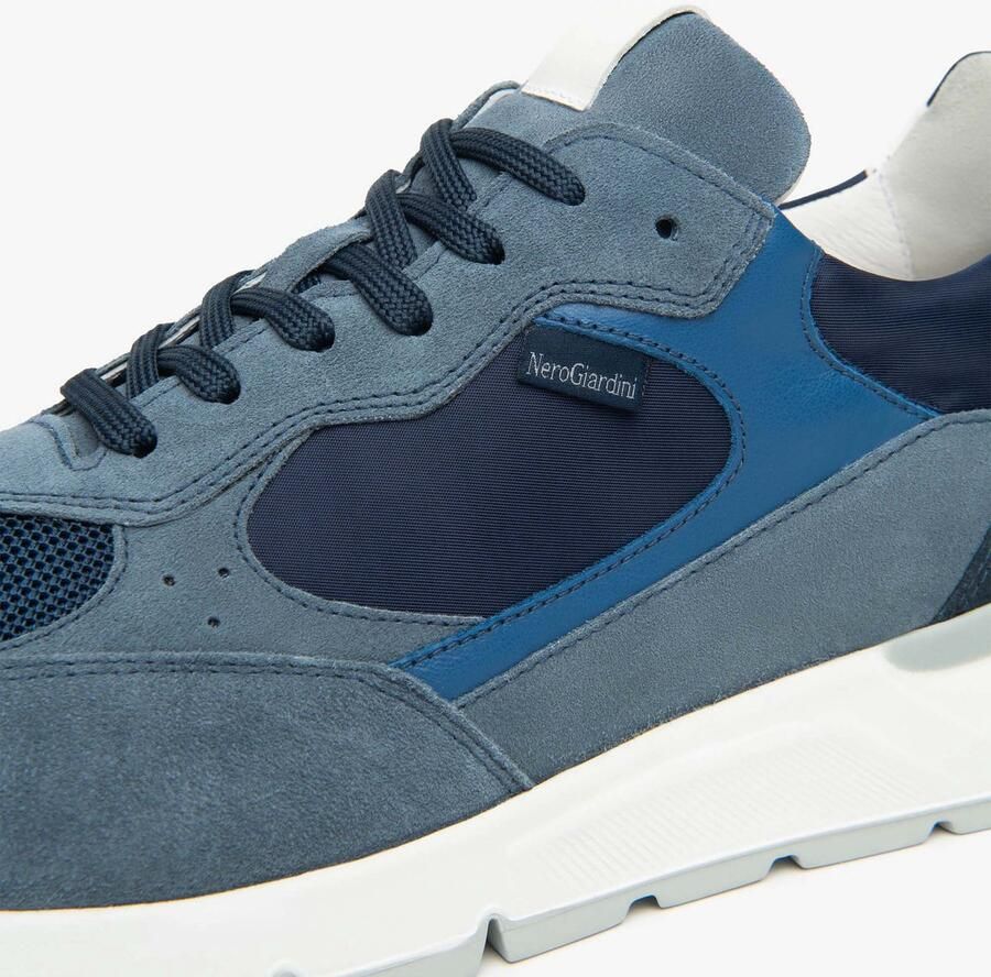 NeroGiardini Sneaker Velour T.Dragon Incanto 431 Cile Bluette T.New Bom Fashion Wear Volwassen - Foto 2