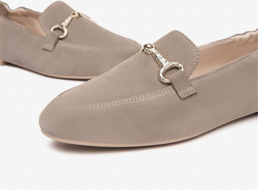 NeroGiardini Sneaker Velour Tpu Bella Beige Fashion Wear Vrouwen