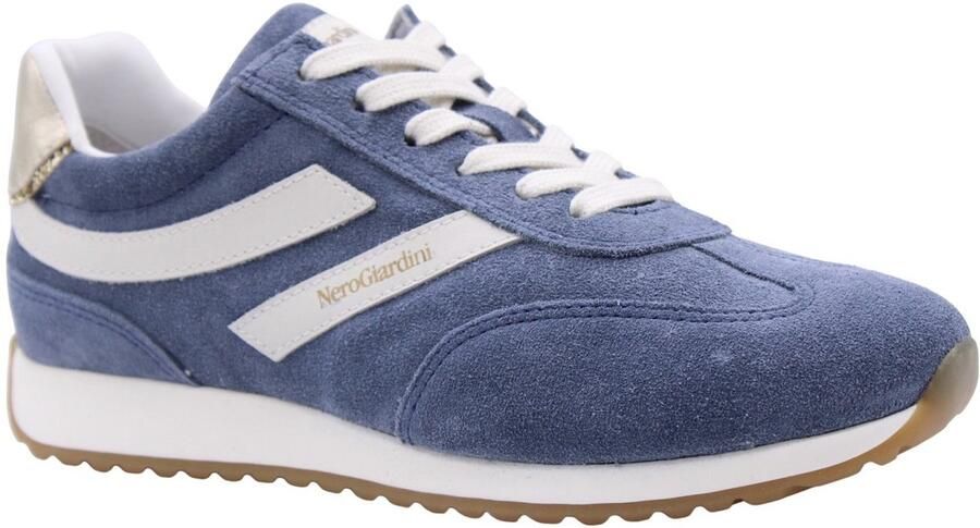 NeroGiardini Sneaker Velour Velvet Osso 0100 Etoile Honing T.Glitter Gr. Fashion Wear Vrouwen