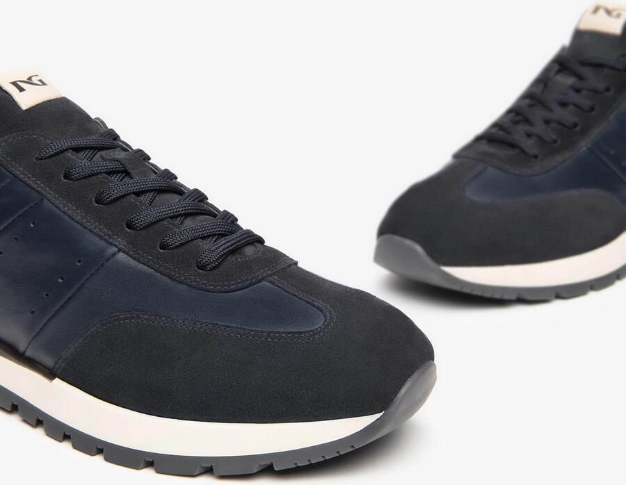 NeroGiardini Sneakers Velour 225 Etoile Jeans T.Brill Silver Turandot N Streetwear Vrouwen
