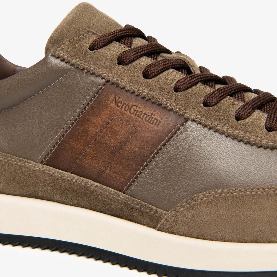 NeroGiardini Sneakers Arold Sauvage Taupe Delavato Beige Tr Palermo Tad Streetwear Volwassen