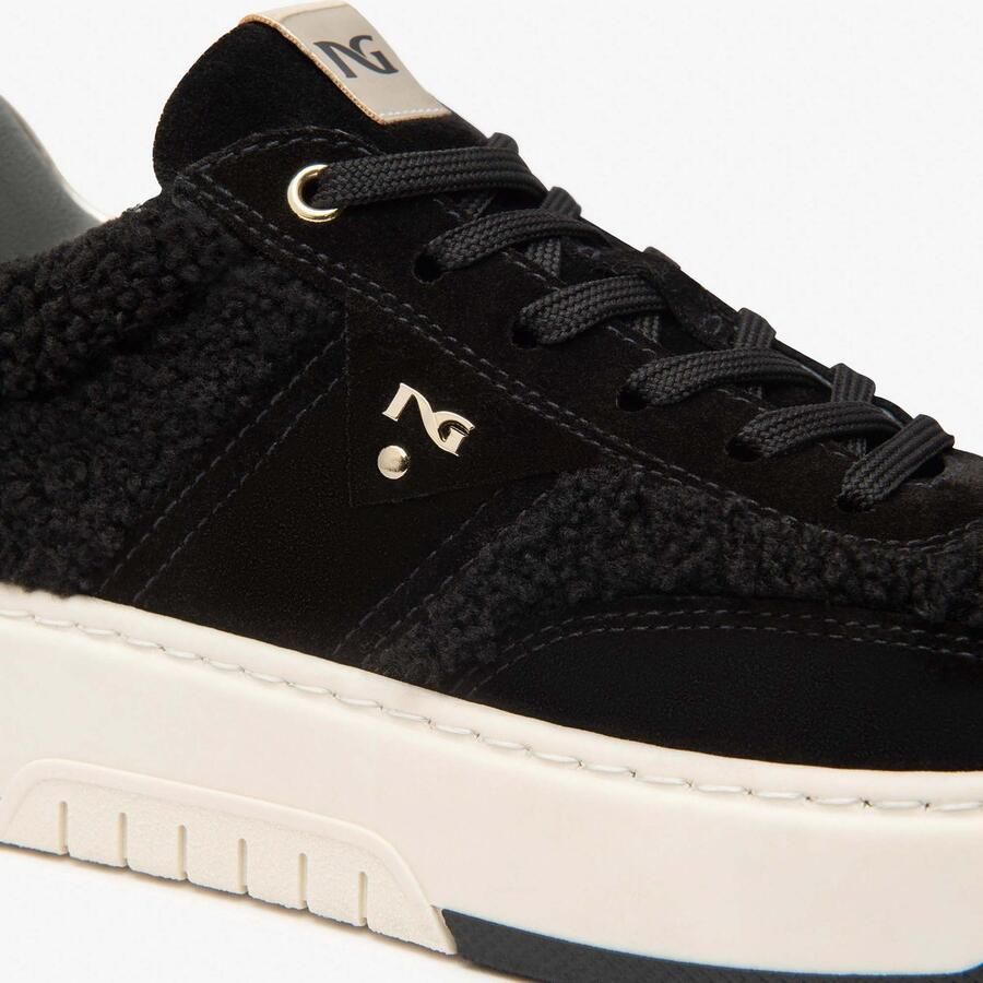 NeroGiardini Sneaker Zwarte Handschoen T.Pluvia Dis.1348 Be Lunare Arold Velo Fashion Wear Vrouwen