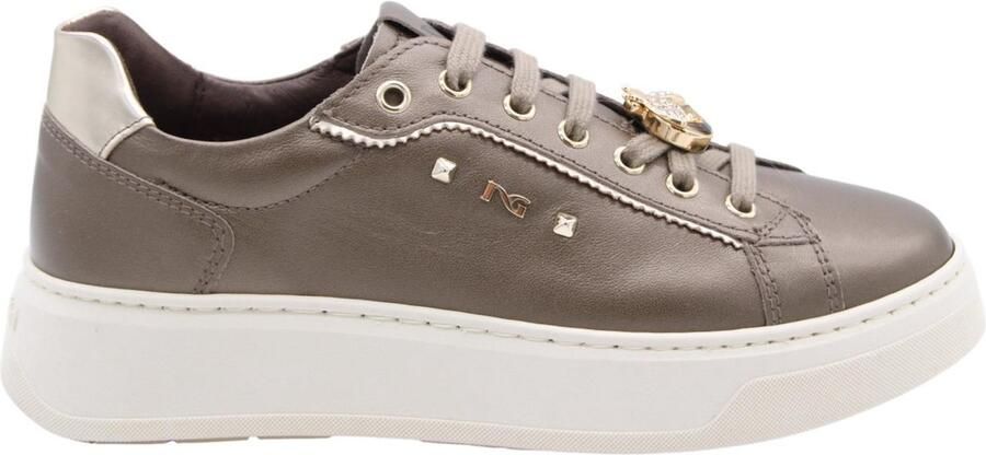 NeroGiardini Sneaker Bagoya Zwarte Handschoen T.Glitter Gr.Gl01 Ne Velour Bor Fashion Wear - Foto 19