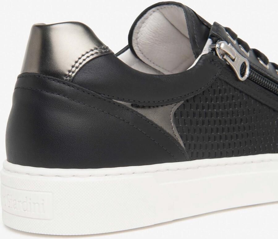 NeroGiardini Sneakers Guanto T.Brill Antraciet Tr Malaga 1074 Bia Fashion Wear Vrouwen