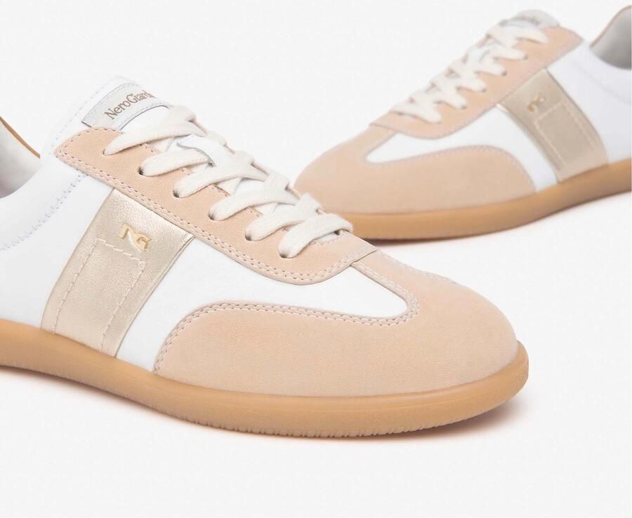 NeroGiardini Sneakers Sierra Cile Bianco Etoile Miele Sierra Sigaro Tr G Fashion Wear Vrouwen - Foto 2