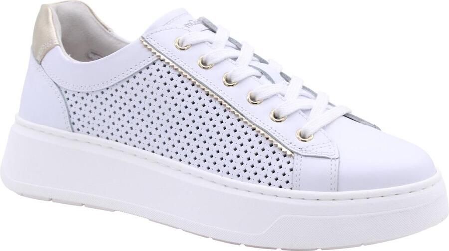 NeroGiardini Sneakers Skipper Etoile Miele T.Brill Platino 6 Fashion Wear Vrouwen