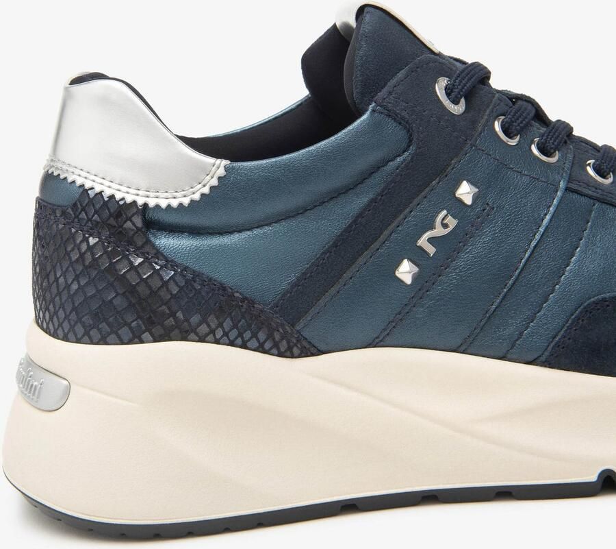 NeroGiardini Sneakers Velour 225 Etoile Jeans T.Brill Zilver Turandot N Fashion Wear Vrouwen - Foto 2