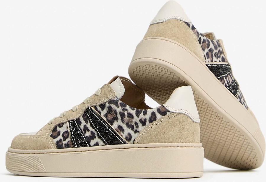 NeroGiardini Sneakers Velor Perseo Osso T.Glitter Gr.Top Ner T.Brill Pl Streetwear Kind