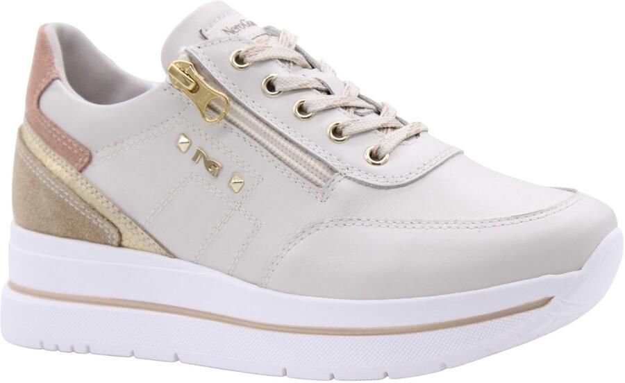 NeroGiardini Sneakers Velvet 0100 Zouk Ivory Velour Camel Phard T Fashion Wear Vrouwen - Foto 2
