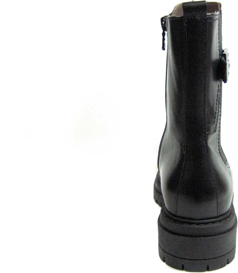 NeroGiardini stoere enkellaars 1514830D 100 Zwart - Foto 2