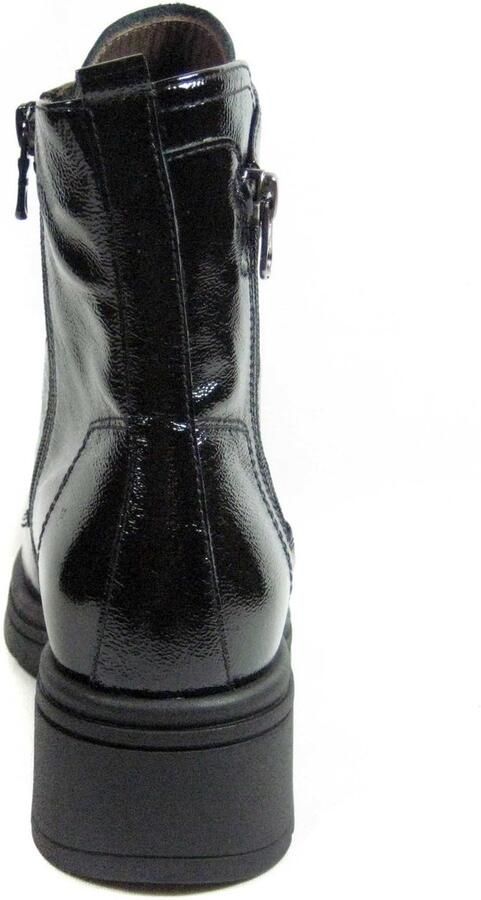 NeroGiardini stoere enkellaars met veter 1514869D 100 Zwart