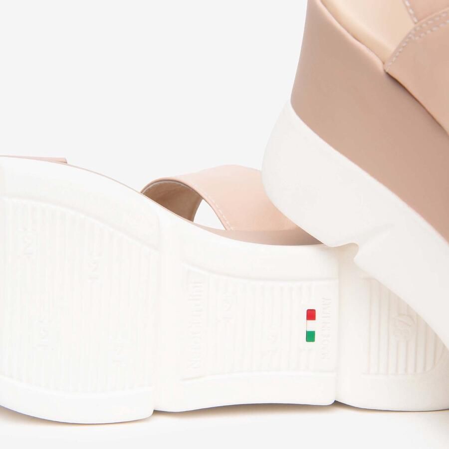 NeroGiardini T.Brill Nappa Pandora Rosa Pu.Monod.Norma P1868 Sandalen Fashion Wear Vrouwen