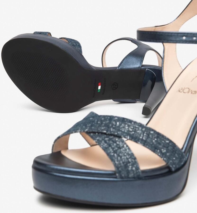 NeroGiardini T.Lino Lurex 06 Nettuno Oceaan Battis.Tpu Lauria 8 Fashion Wear Vrouwen