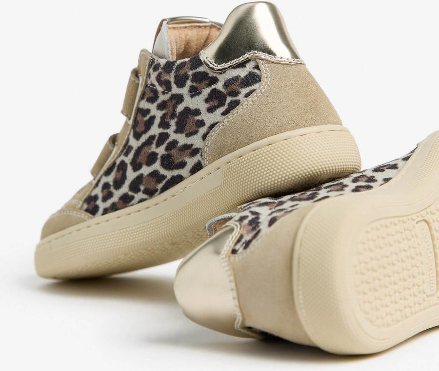 NeroGiardini Velour Perseo Bone Sneakers T.Aida Leo Wit+Ir T.Brill Pl Streetwear Kind