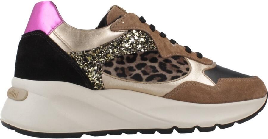 NeroGiardini Velour Sneaker Zwart Gelamineerd Handschoen Sandal T.Pluvia Dis.1 Streetwear Vrouwen