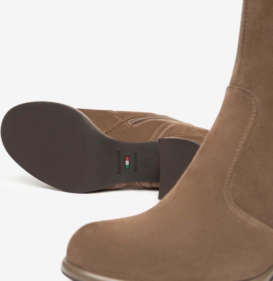 NeroGiardini Velours Spago T.Alcantara Spago 7 Tpu Roman Plato Laarzen Streetwear Vrouwen