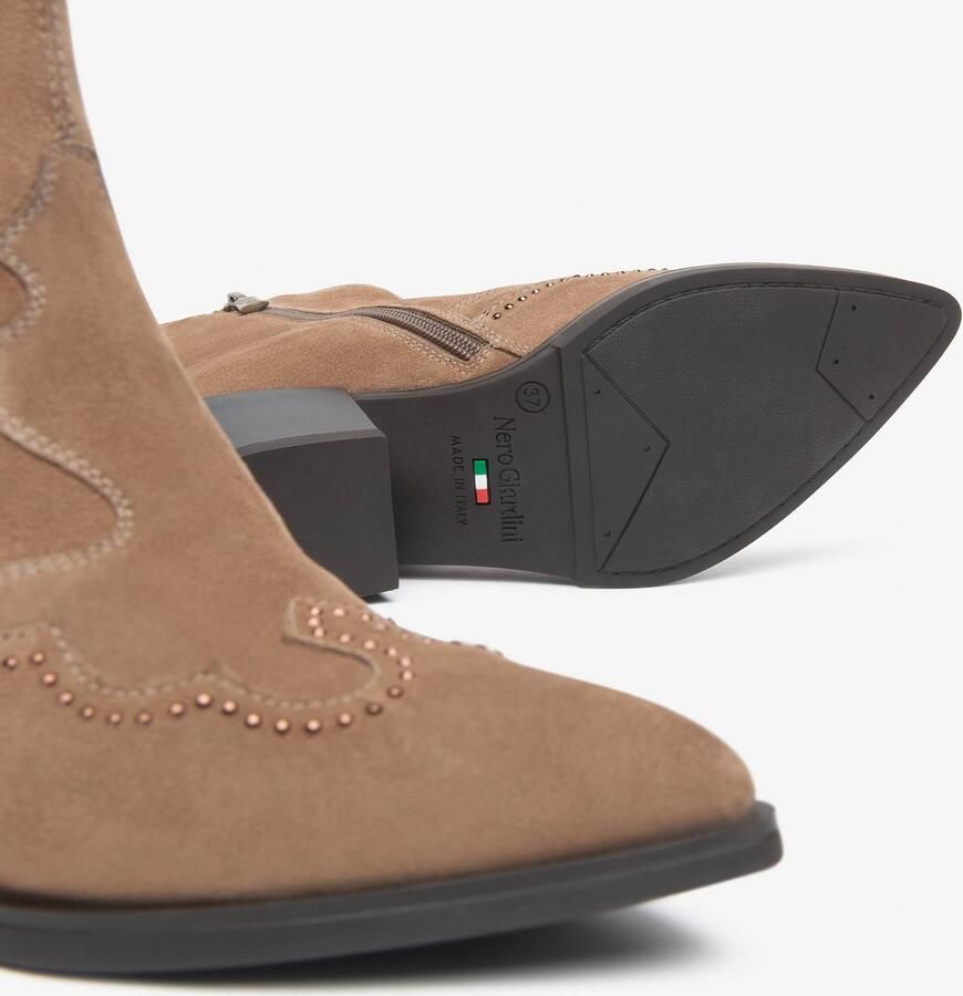 NeroGiardini Velours Tpu Badia Laarzen Fashion Wear Vrouwen