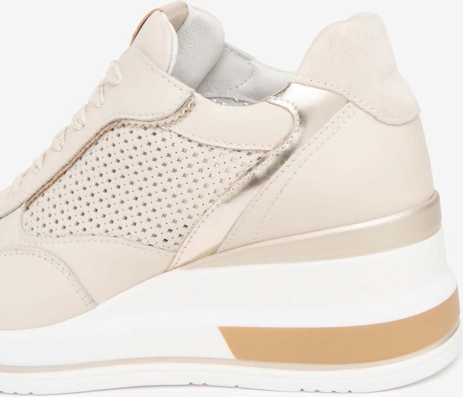 NeroGiardini Velvet 1039 Velvet 1039 T.Brill Platino 6074 Velou Sneaker Fashion Wear Vrouwen