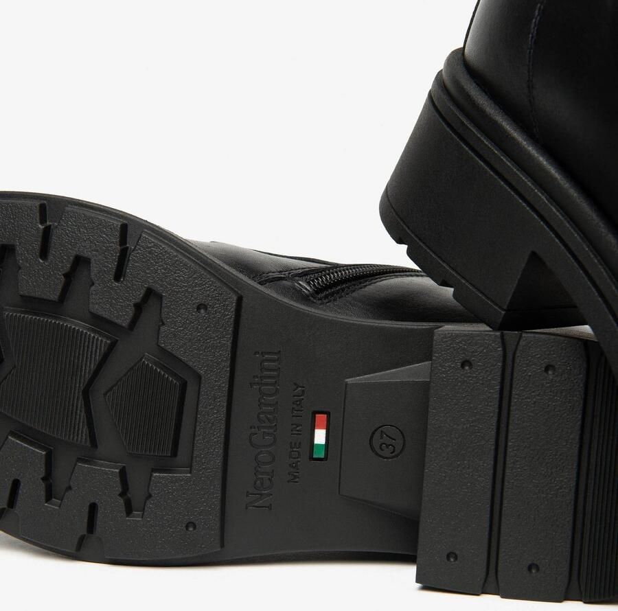 NeroGiardini Zwarte Handschoenen Laarzen Tr Colonia 8434 Light Fashion Wear Vrouwen