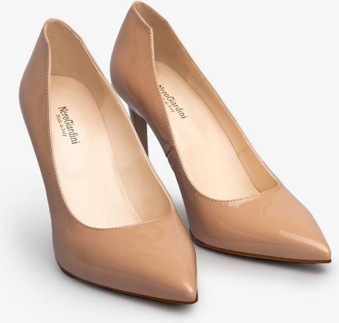 Nerogiardini Elegante leren hoge hakken voor vrouwen Pink Dames