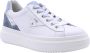 NeroGiardini Sneakers Cile Wit Velours Avio Blade Zilver Velours Fiord Streetwear Vrouwen - Thumbnail 1