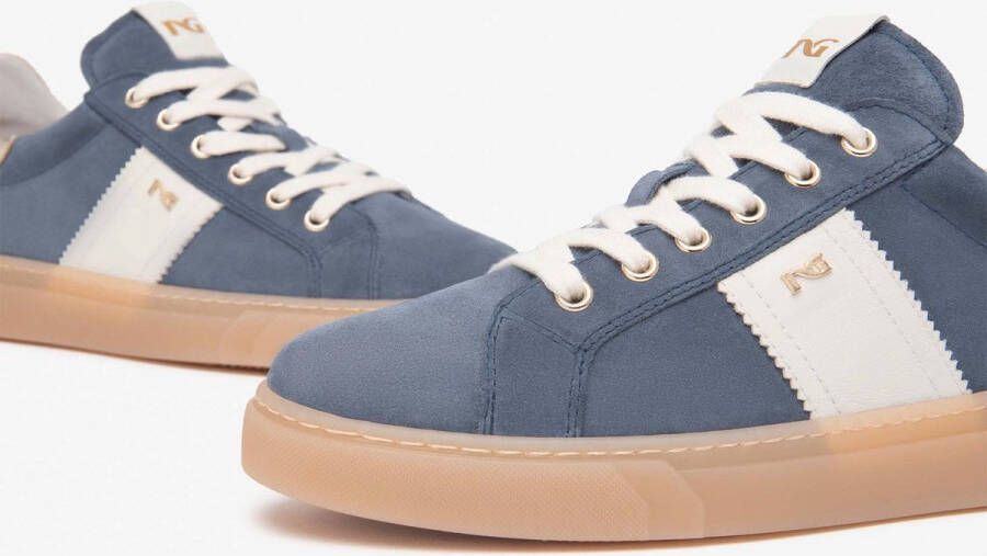 NeroGiardini Sneakers Velour Velvet Bone 0100 Etoile Honey Tr Malaga 107 Streetwear Vrouwen