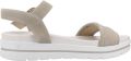 Nerogiardini Stijlvolle zwarte sandalen voor vrouwen Gray Dames - Beige