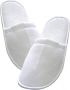 Nesto's Hotel Slippers Wegwerp Pantoffels Gasten Sloffen Sauna Wellness Spa Badstof Gesloten Neus Wit - Thumbnail 2