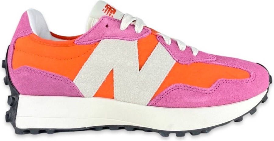 New Balance Dames Sneakers van Leer voor Herfst Winter Oranje Dames