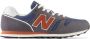 New Balance 373 V2 sneakers grijs oranje blauw - Thumbnail 7