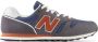 New Balance 373 V2 sneakers grijs oranje blauw - Thumbnail 2