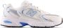 New Balance Retro Sneakers Wit Hemelsblauw - Thumbnail 4