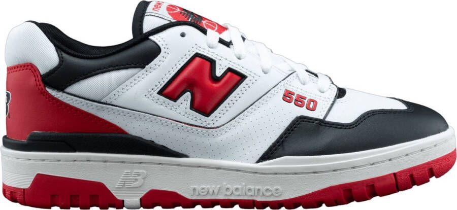 New Balance 550 White Red Black BB550HR1 ZWART Schoenen