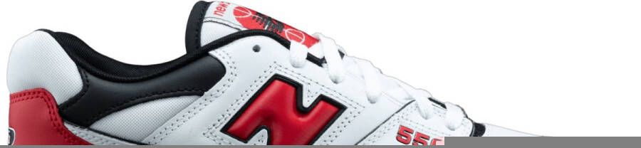 New Balance 550 White Red Black BB550HR1 ZWART Schoenen