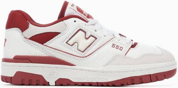 New Balance 550 Basketball Schoenen white white red maat: 38.5 beschikbare maaten:36 37.5 38.5 39.5 40.5